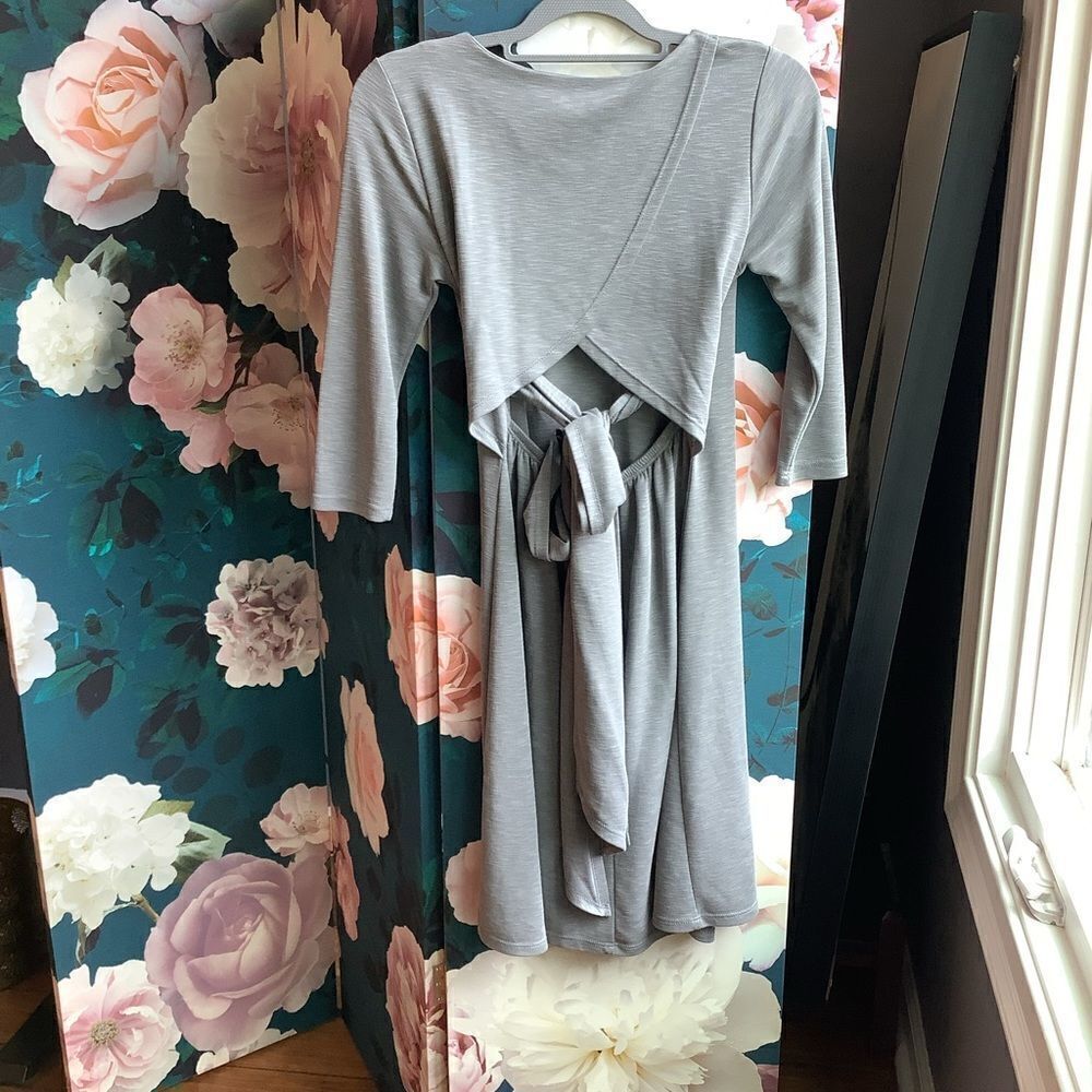 Anthropologie Dress with Tie‎ Waist and Tulip Back - Picture 5 of 7